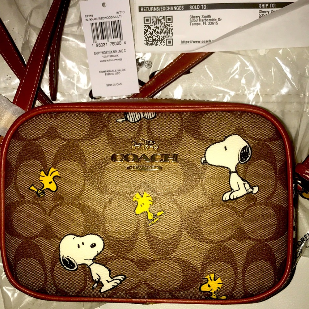COPY - Coach X Peanuts cross body bag! New with tags and packing!!